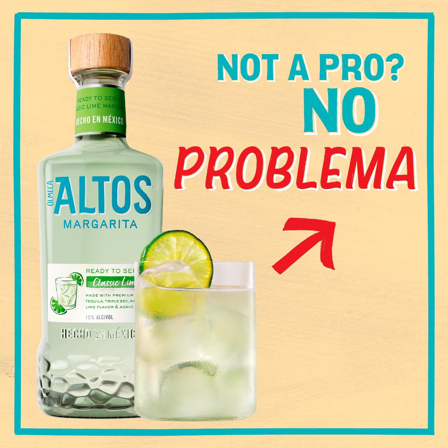 Olmeca Altos Margarita Classic Lime 750ml, UK version