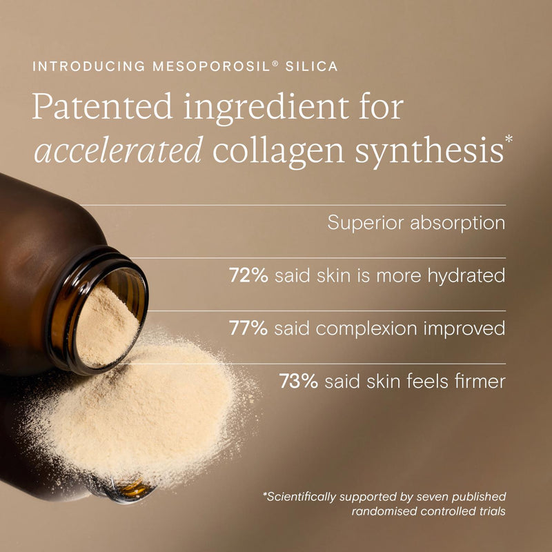 Collagen Supplement Powder with Vitamins and Silica 94g for Skin Health
