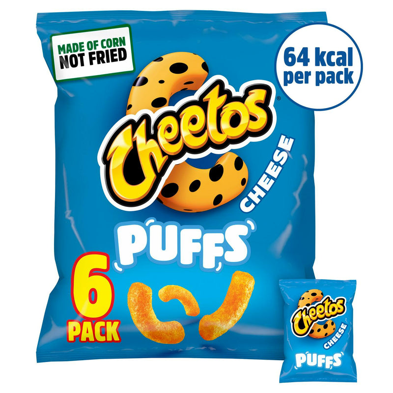 Cheese Flavour Corn Puffs Multipack 6x13g