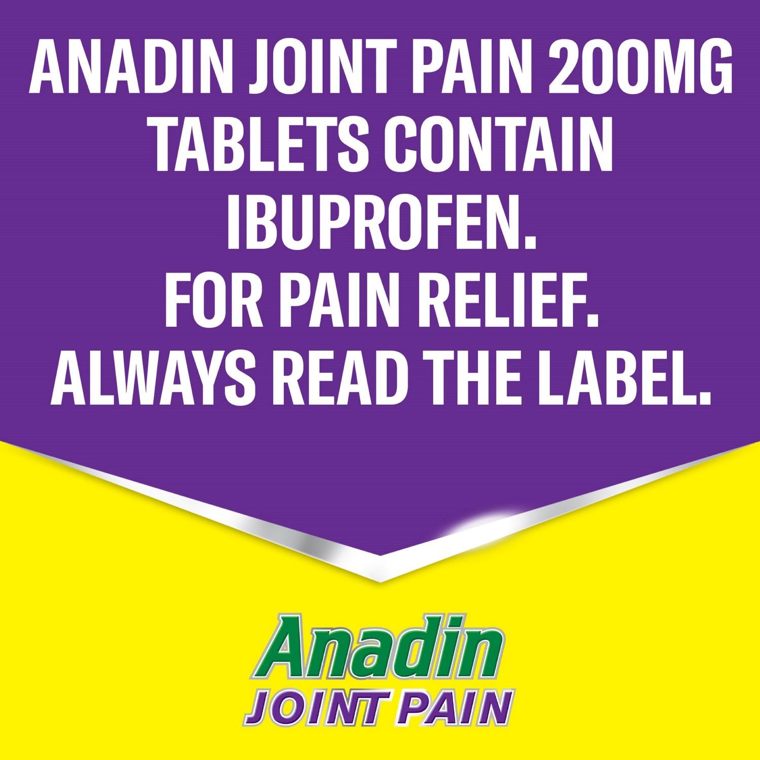 Anadin Joint Pain Relief Ibuprofen Tablets 16 count - British product