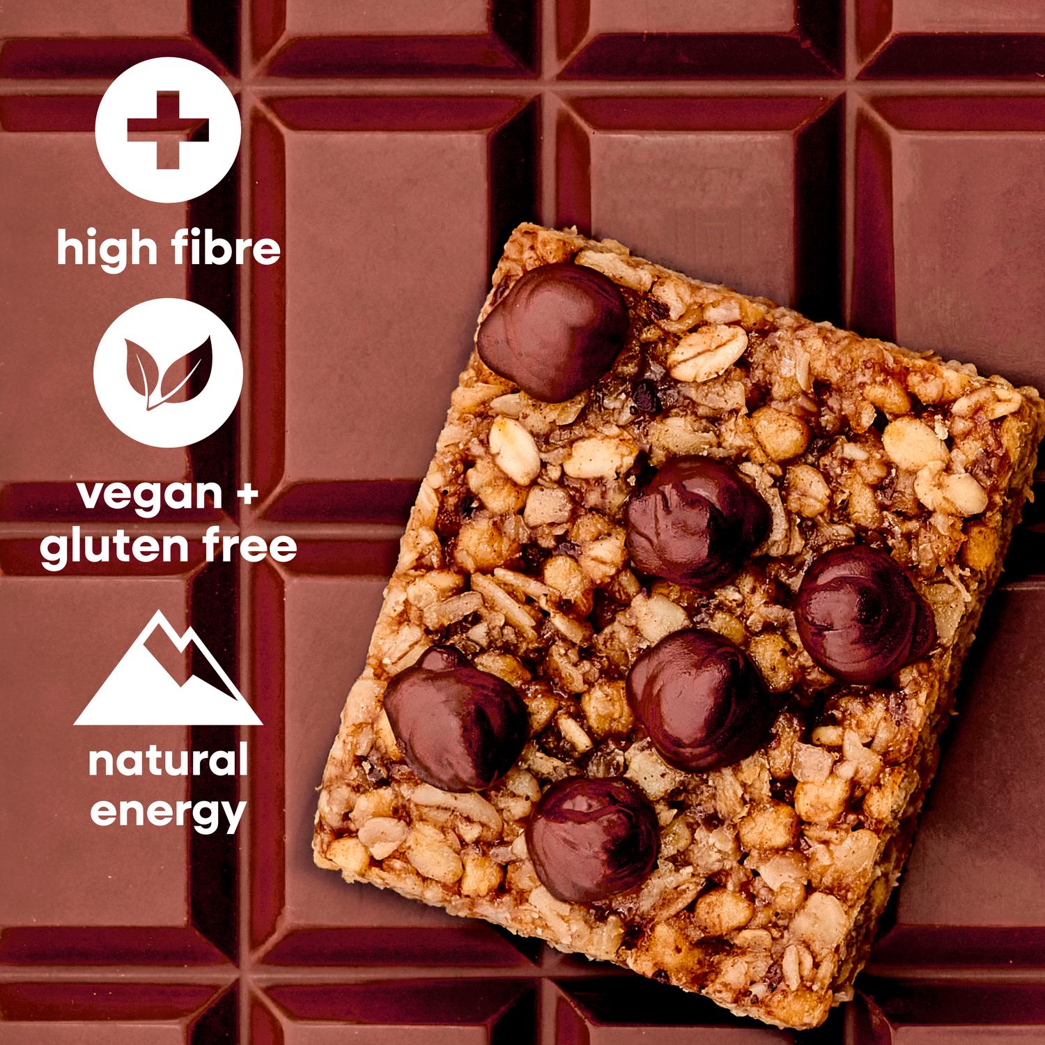 Tribe Choc Chip Protein Flapjack Schokolade 50g (britische Marke)