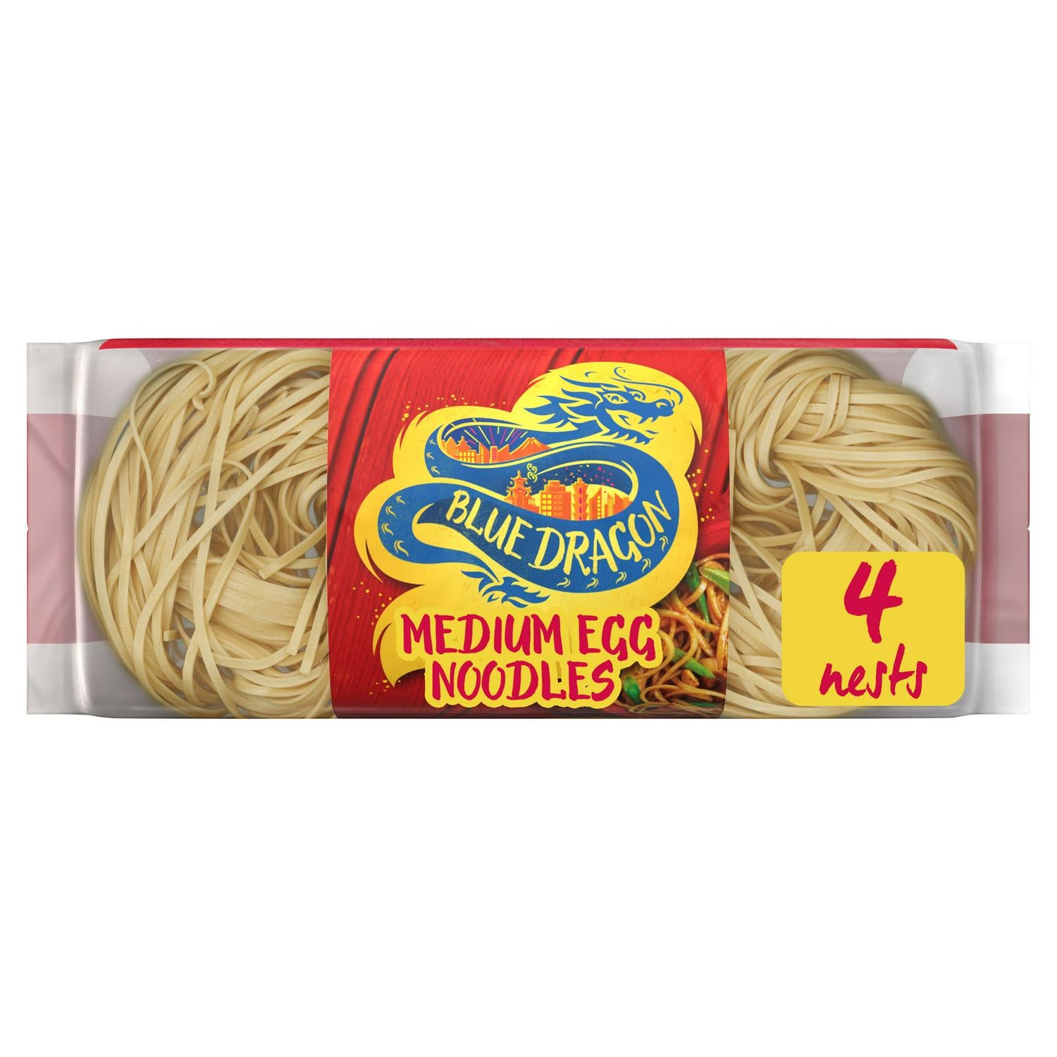 Blue Dragon medium egg noodles dried 250g - British product