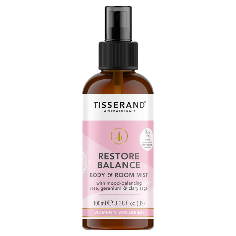 Mood-Balancing Body and Room Mist with Rose, Geranium, and Clary Sage 100ml