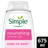 Simple Kind to Skin Nourishing Shower Cream 675ml (British brand)