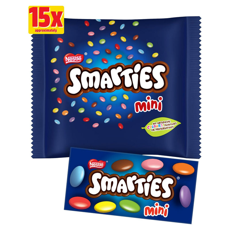 Smarties Mini Cartons Chocolate Multipack x15 216g