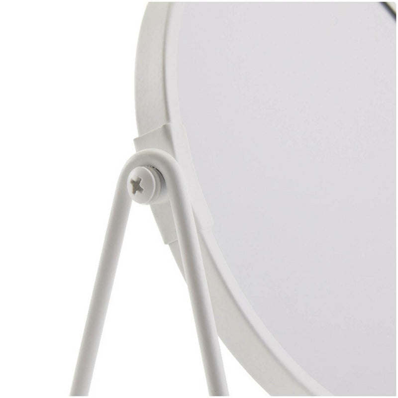 Sainsbury's Home white metal round swivel mirror 21x19cm (British brand)