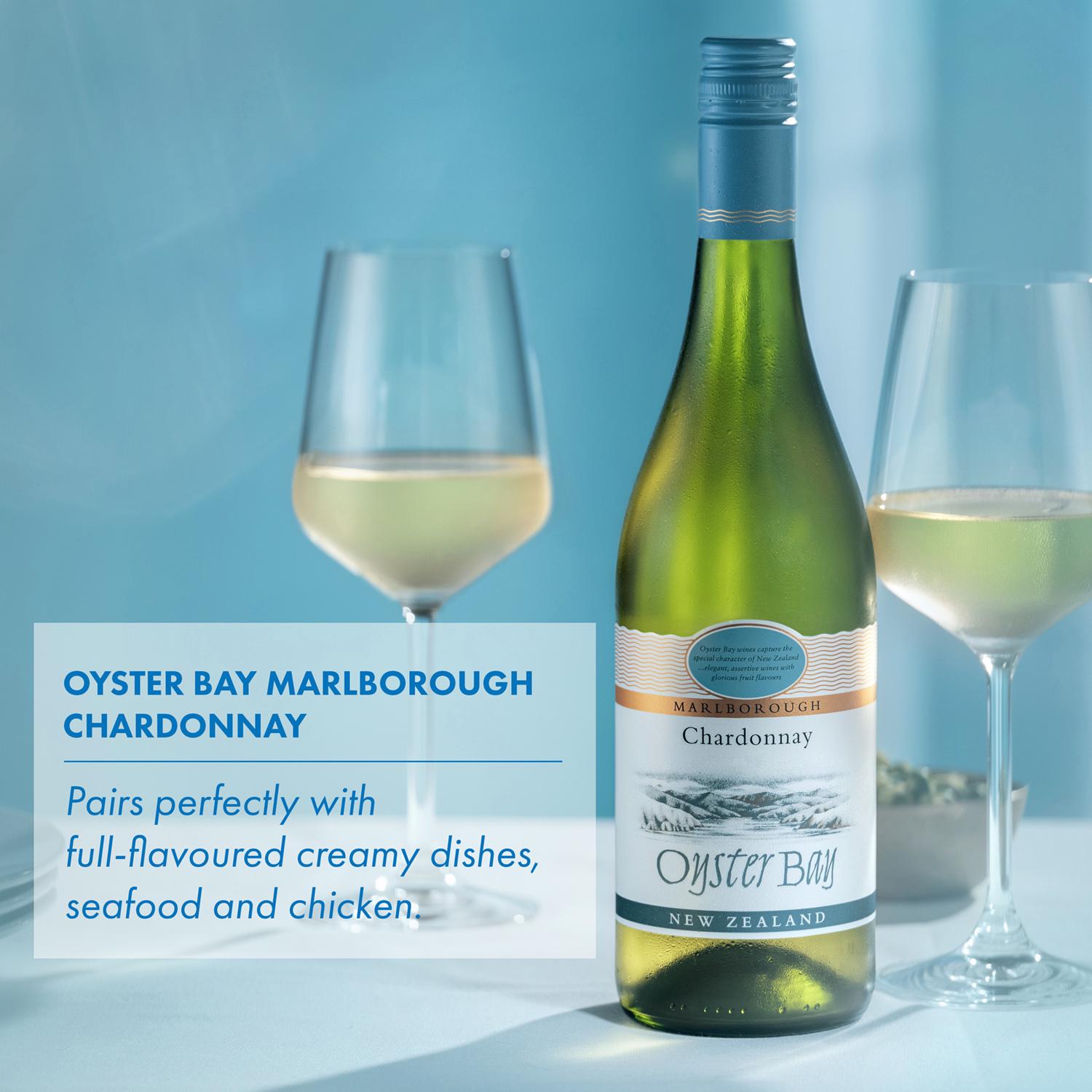 Oyster Bay Chardonnay white wine 75cl, UK version