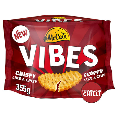 Crinkle Cut Potato Snack with Firecracker Chilli Seasoning 355g