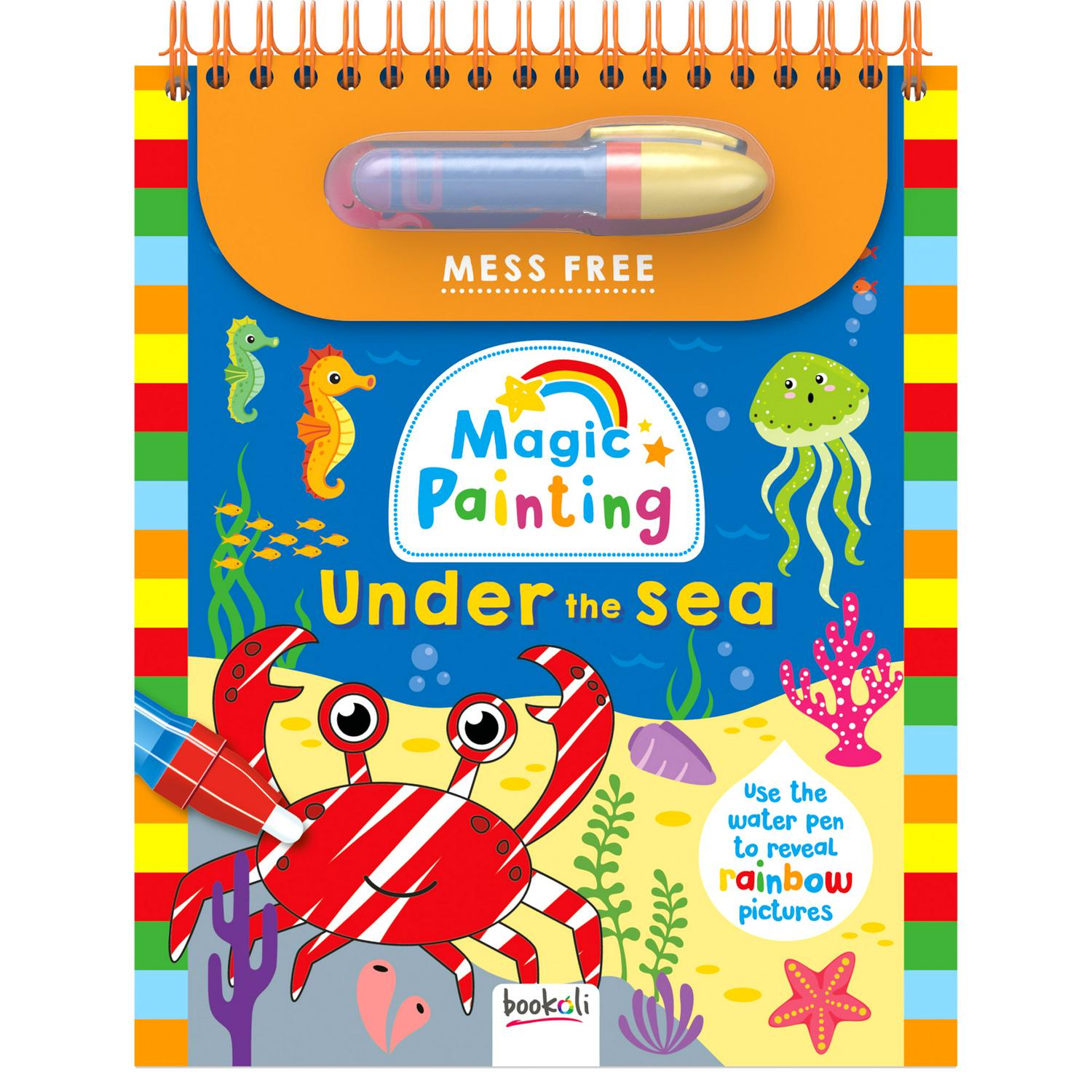 Magic Painting activity book with water pen imported from the UK