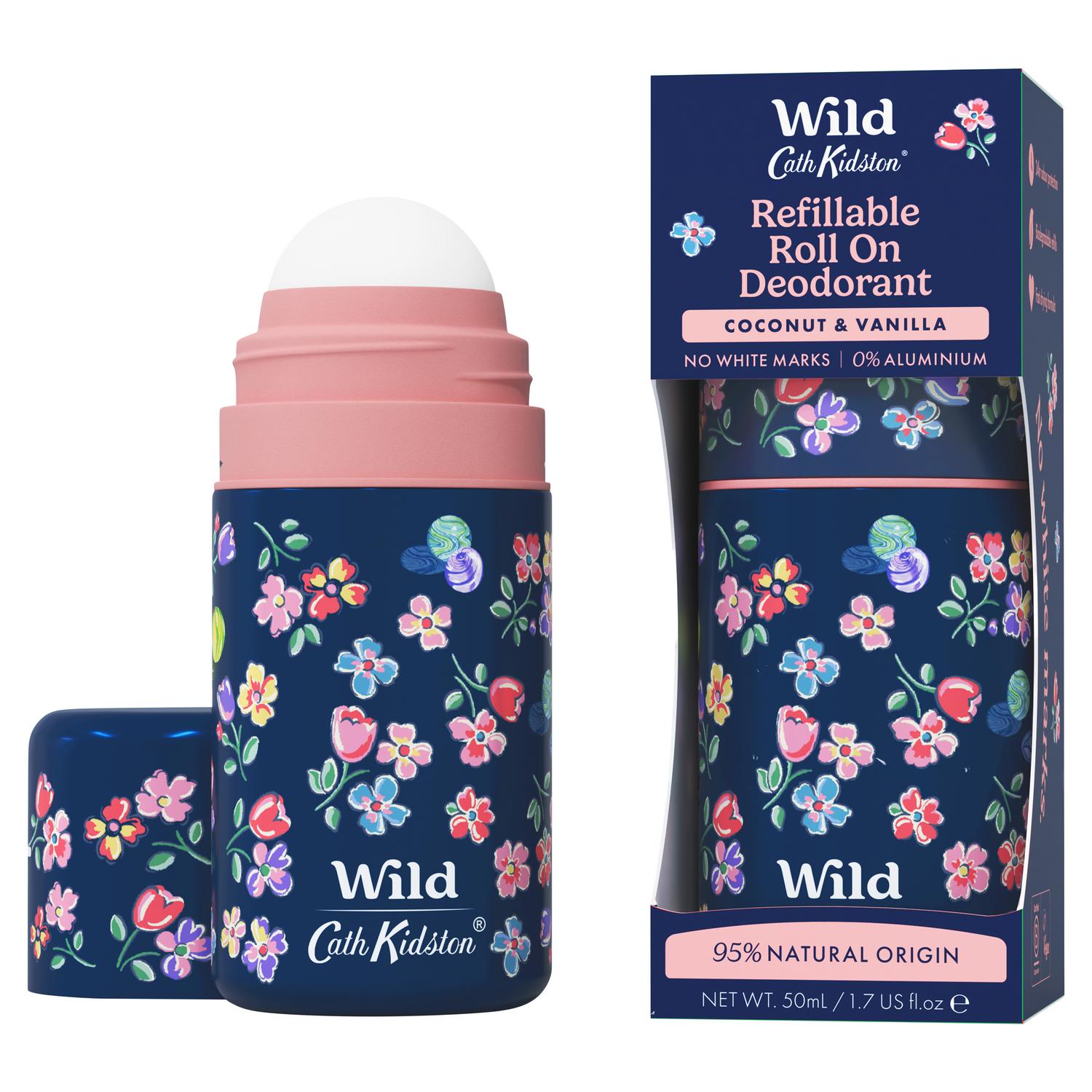 Refillable Roll-On Deodorant Coconut & Vanilla 50ml