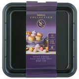 Sainsbury's Square Tray Bake Tin Black 23cm, imported from the UK