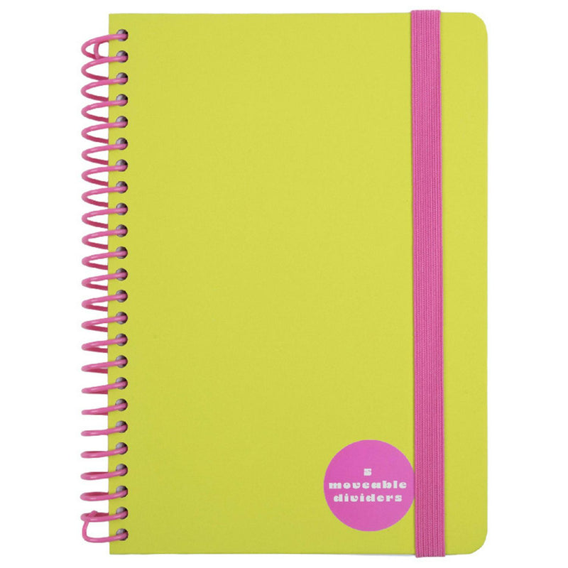 Sainsbury's A5 Project Book Yellow (British brand)