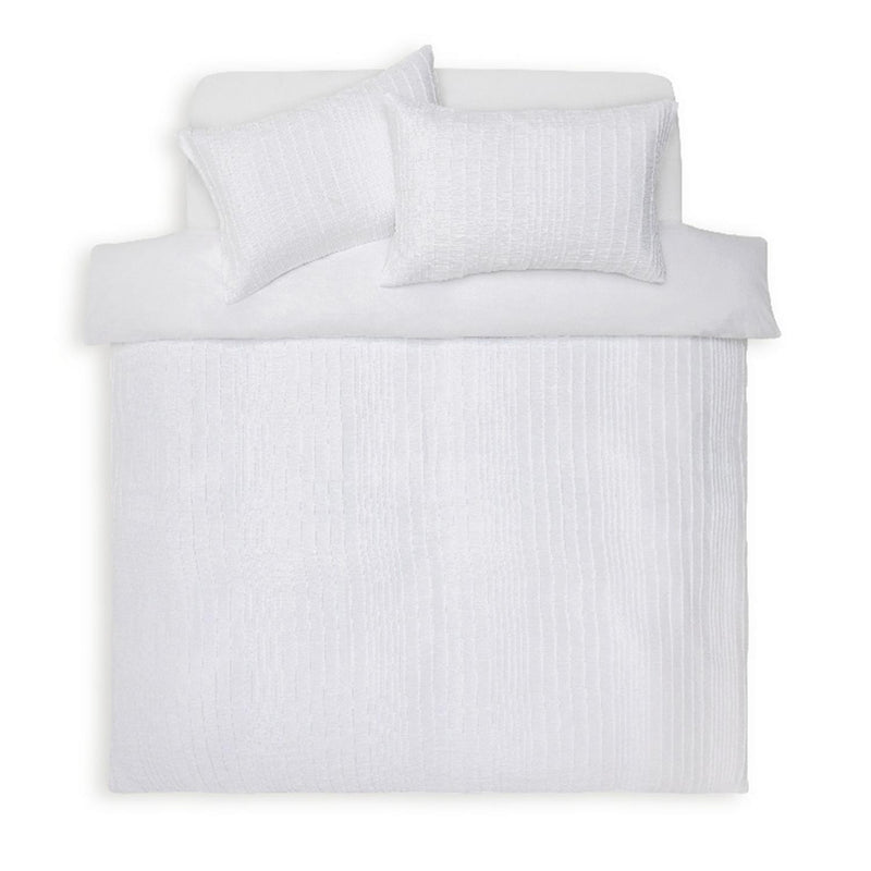 Sainsbury's Home crinkle white bedding set, UK version