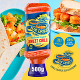 Blue Dragon reduced sugar sweet chilli dipping sauce 500g - British product