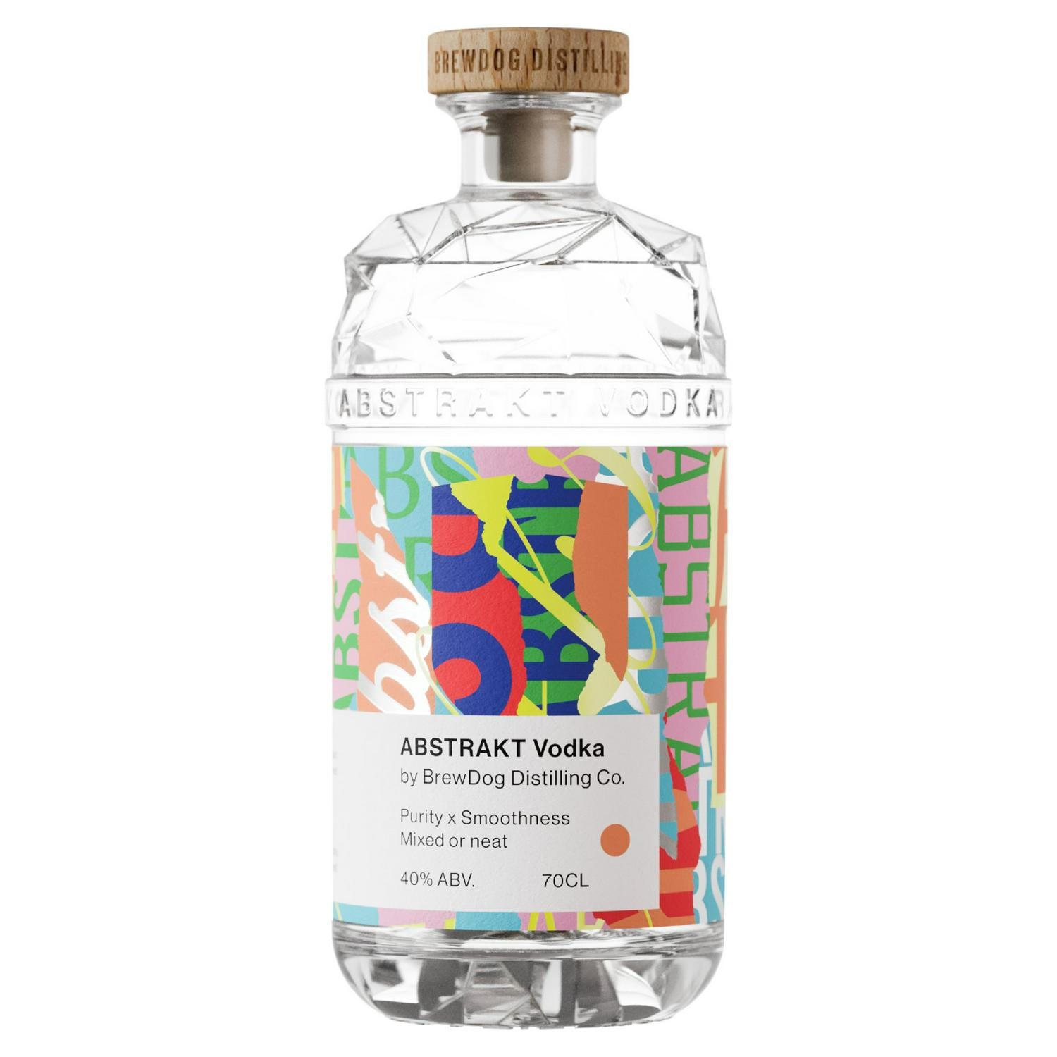 Carbon Neutral Distilled Vodka 70cl for Smooth Sipping or Mixing