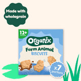 Organix farm animal toddler biscuits 100g, imported from the UK