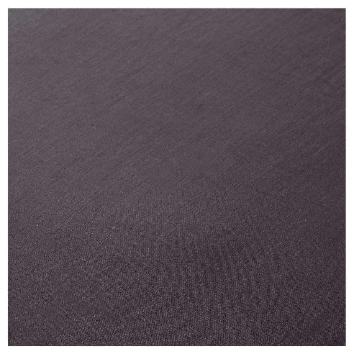 Habitat Cotton Rich 180TC Plain Fitted Sheet - Charcoal