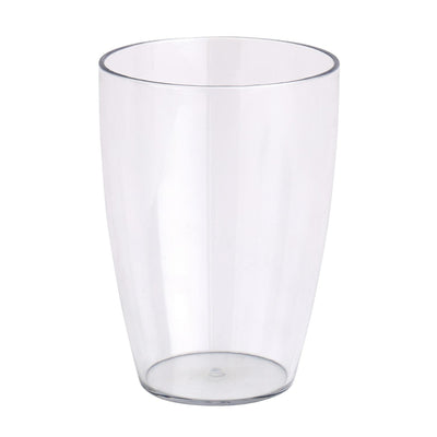 Sainsbury's Home Enkelt Gjenbrukbart Resirkulerbart Klart Plastkopp - 400 ml