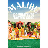Malibu White Rum Coconut Flavour 70cl, imported from the UK
