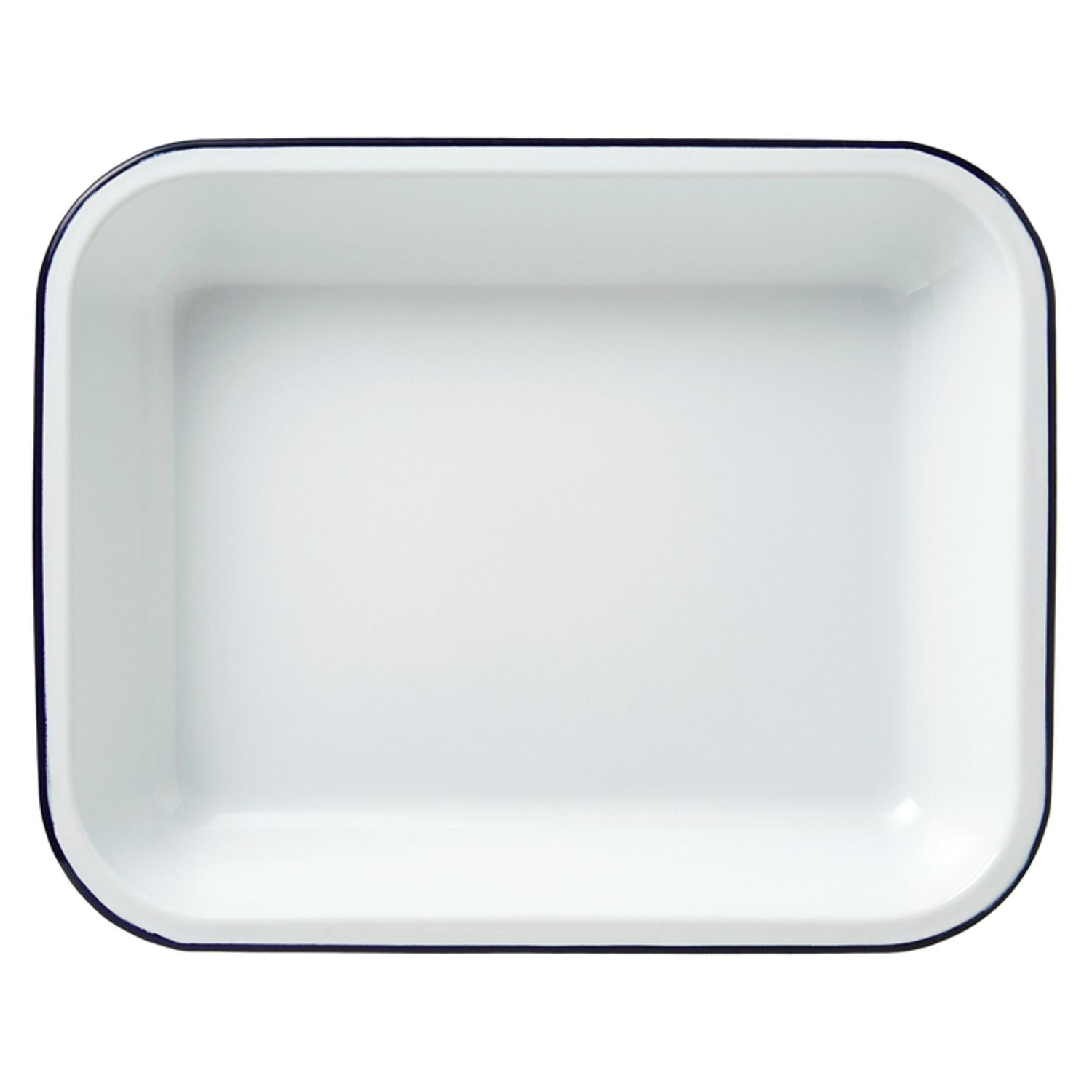 Falcon Rectangular Enamel Roaster 37cm Blue - British product