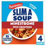Batchelors Slim a Soup Minestrone Sachets x4 61g - British product