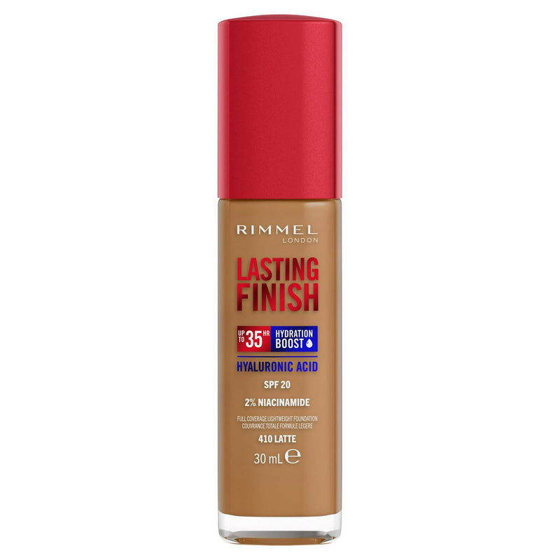 Rimmel London liquid foundation Latte 410, imported from the UK