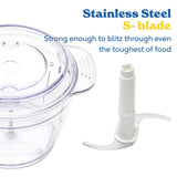 Russell Hobbs Go Create White Mini Chopper 500ml, imported from the UK