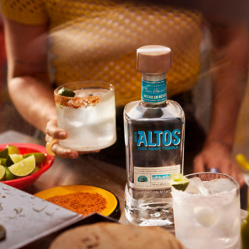 Olmeca Altos 100% Agave Plata Tequila 70cl, imported from the UK