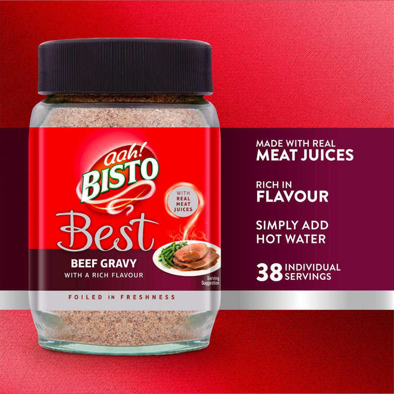 Bisto beef gravy granules 230g container imported from UK - British product