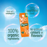 Organix Mini Gingerbread Men Biscuits 5x20g, imported from the UK