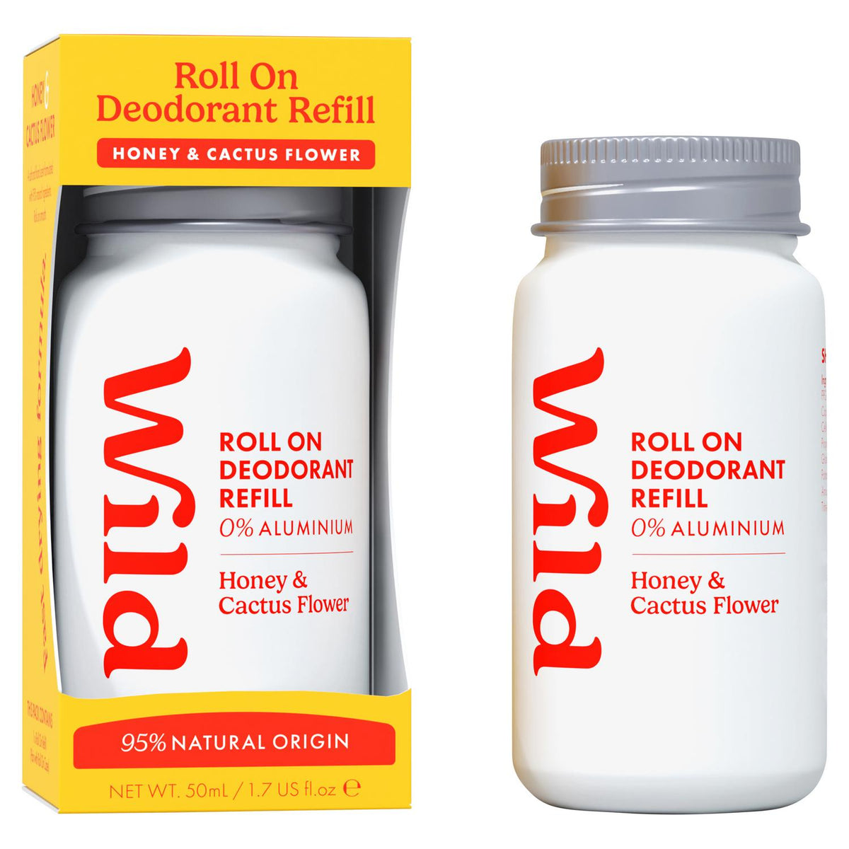 Honey & Cactus Flower Roll-On Deodorant Refill 50ml