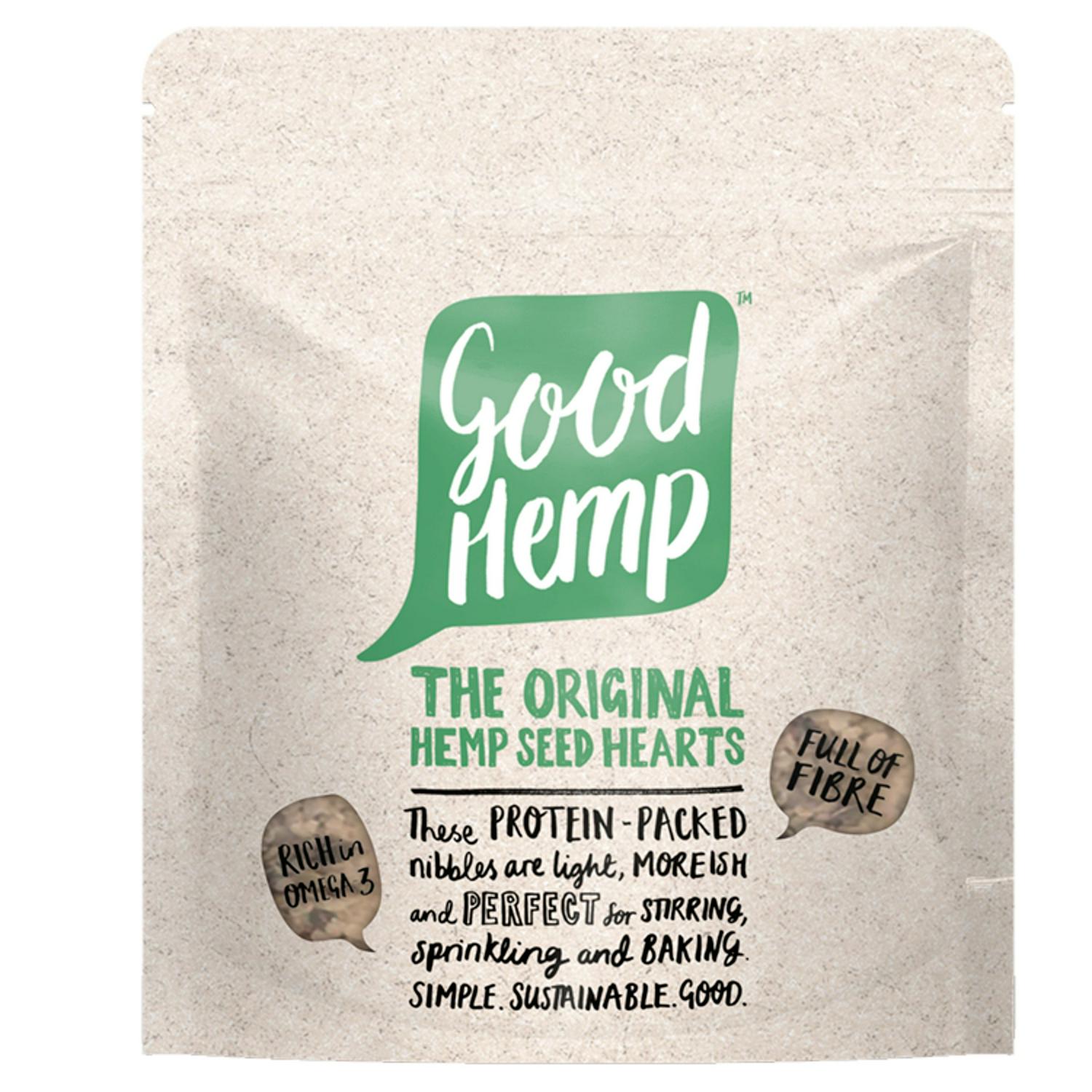Good Hemp Seed Hearts Vegan Gluten Free 225g, UK version