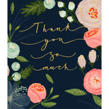 Sainsbury's Thank You Greeting Card Ranunculus Flowers, imported from the UK