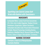 Schweppes Slimline Bitter Lemon soft drink 1L (British brand)