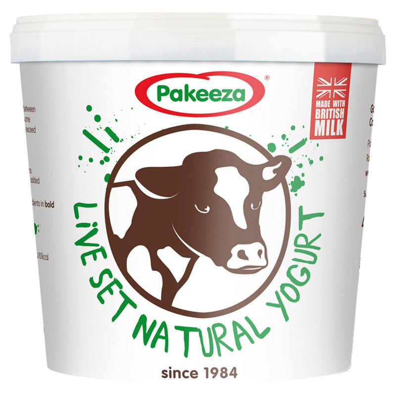 Pakeeza Live Natural Set yoghurt 900g (British brand)