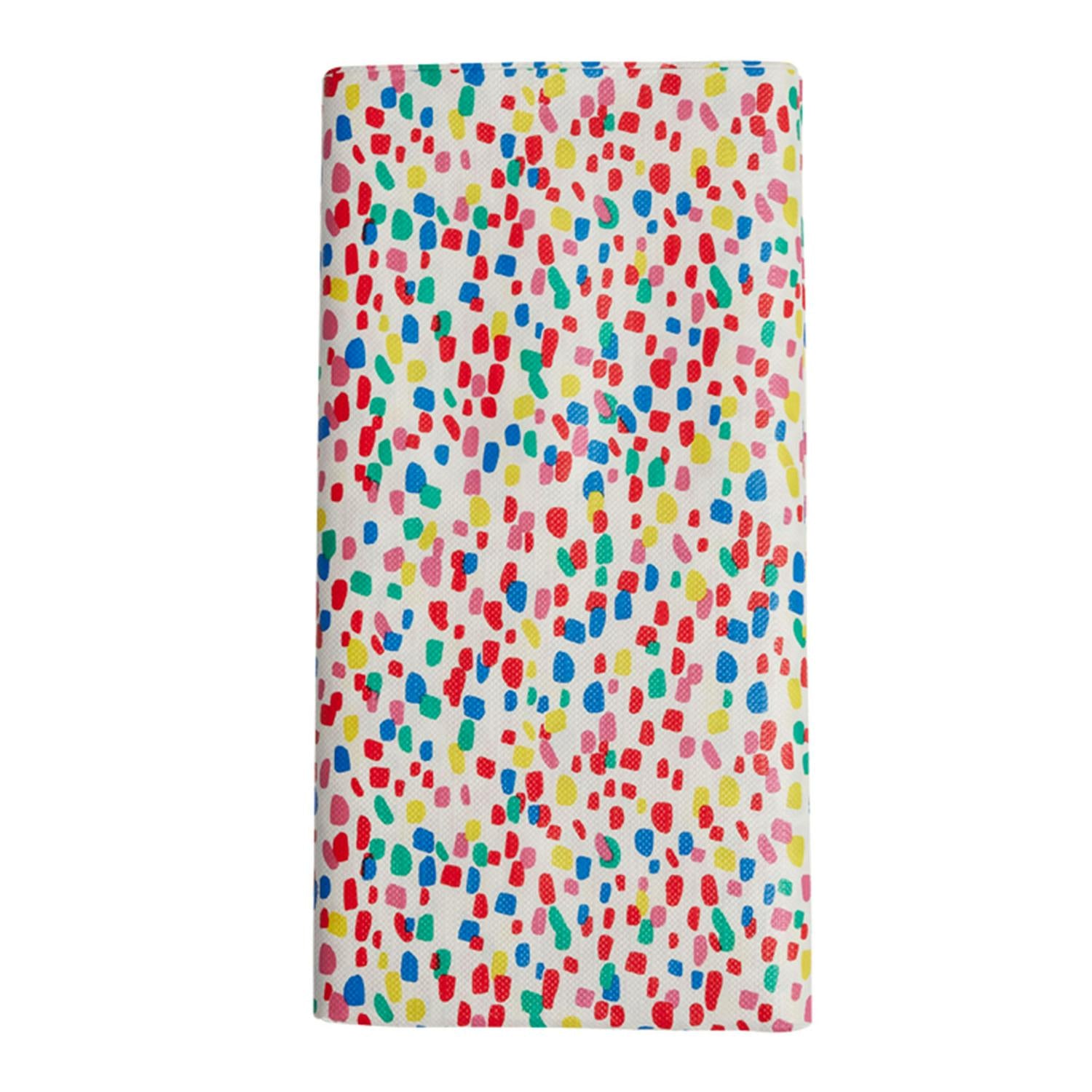 Sainsbury's Home Rainbow Confetti Paper Tablecover 120x180cm (British brand)