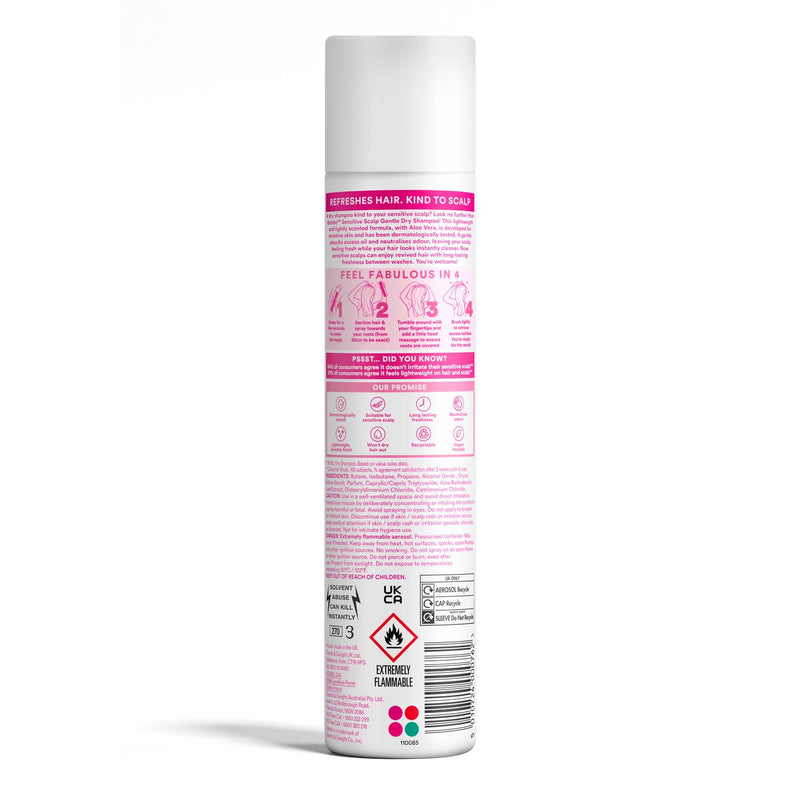 Batiste Sensitive Scalp Gentle Dry Shampoo 200ml - British product