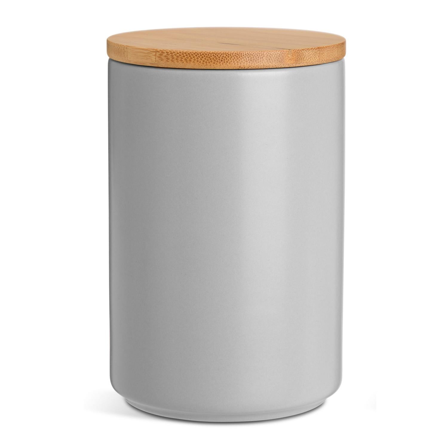 Habitat Matte Ceramic Storage Canister - Grey