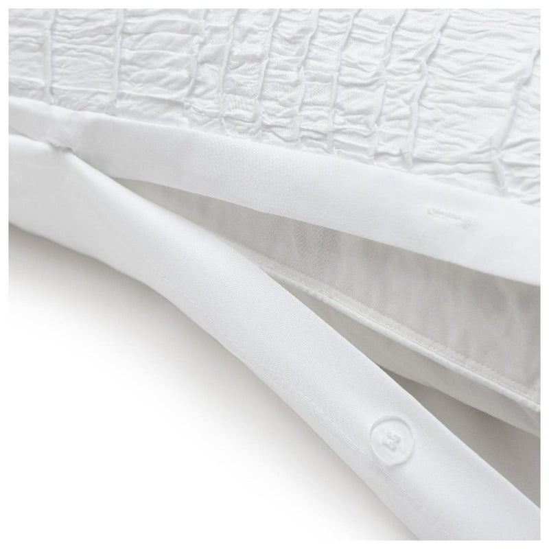 Sainsbury's Home crinkle white bedding set, UK version