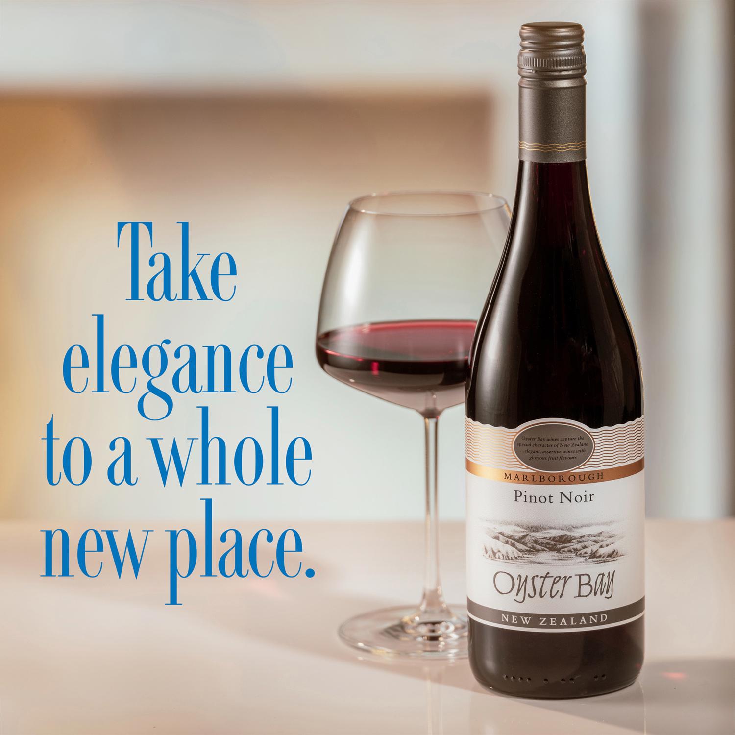 Oyster Bay Pinot Noir red wine 75cl, UK version