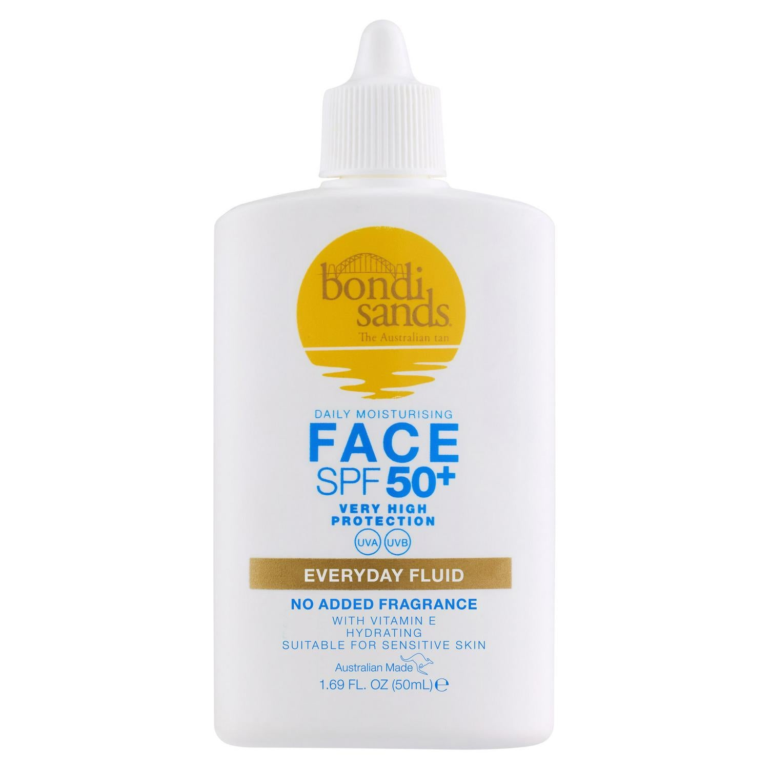 Bondi Sands Daily Face SPF 50+ Fluid 50ml - British product