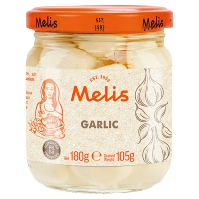 Melis pickled garlic 180g, imported from the UK