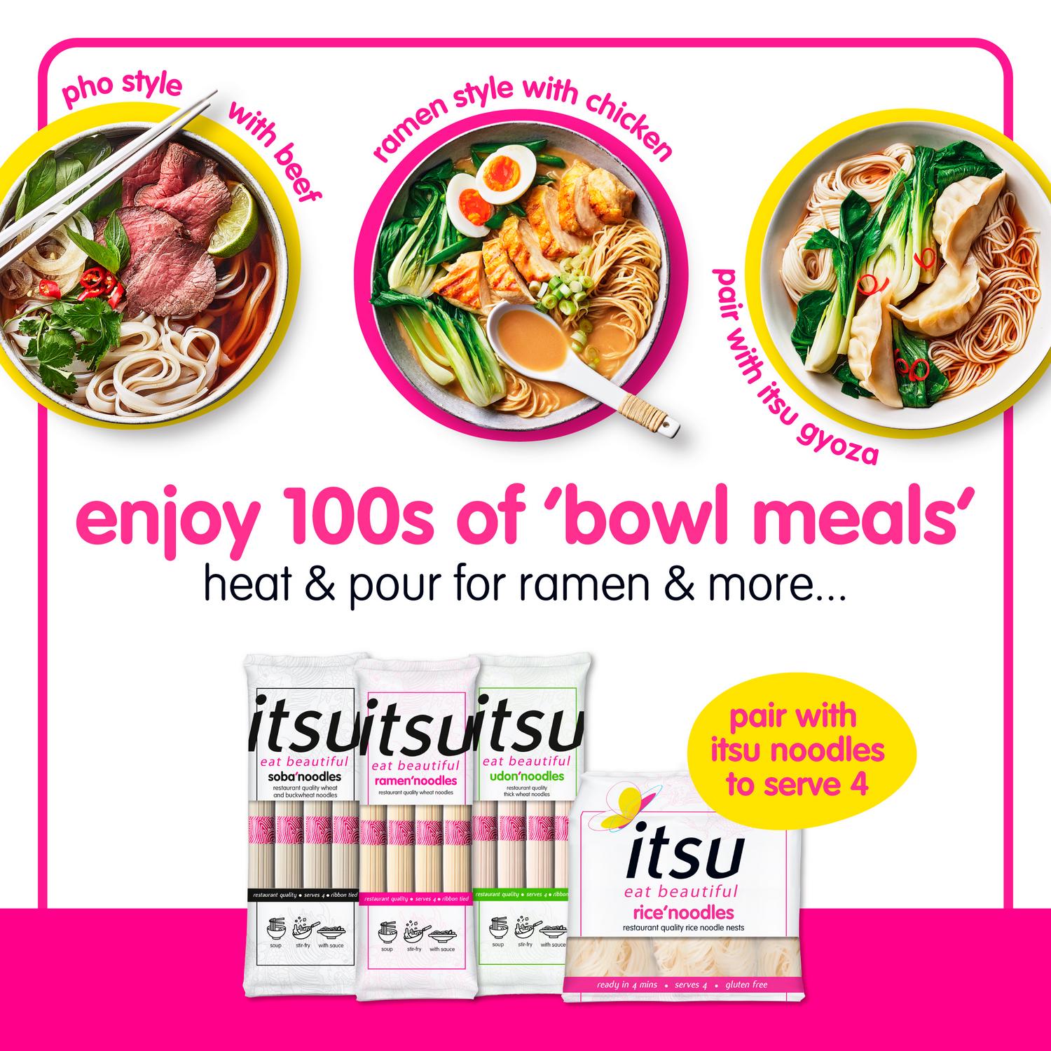 Itsu beef pho broth for noodles 1L - British product