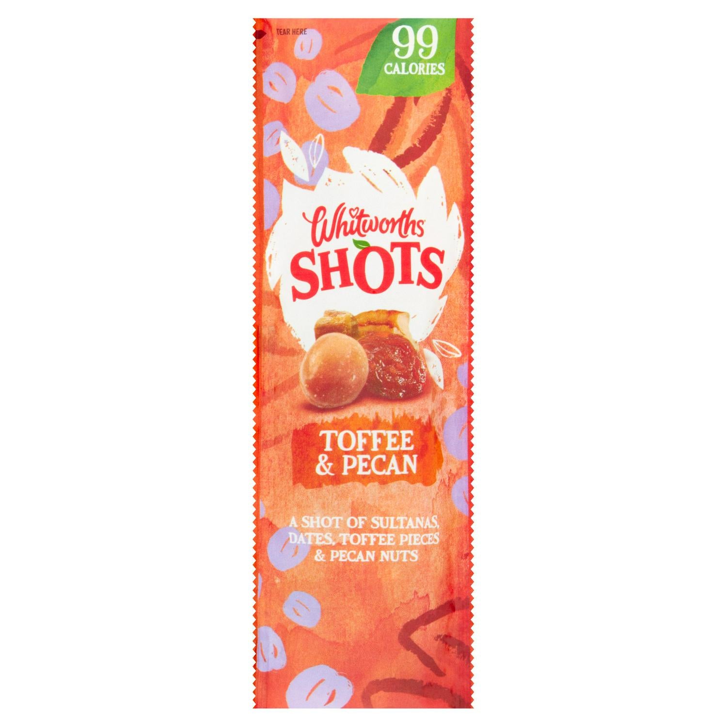 Mixed Dried Fruit and Toffee Pecan Nut Snack 25g