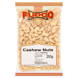Fudco Premium Quality Cashew Nuts 250g Bag - British product