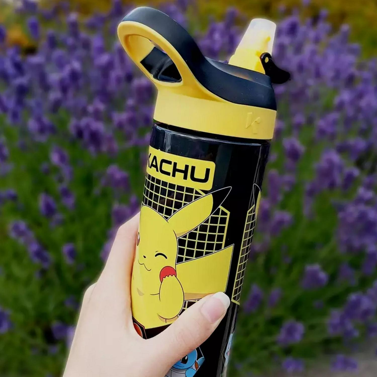 Pokemon Pikachu Sipper Water Bottle 600ml, UK version