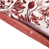 Sainsburys Foliage Print Bedding Set Burgundy Various Sizes (British brand)