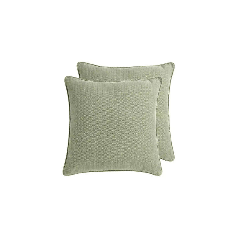 Habitat Herringbone Cushion Cover Moss Green 43x43cm , UK version