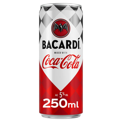 Sainsburys Ready-to-Drink Rum and Cola Mixed Beverage Can 250ml- Buy online at McGrocer