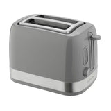 Cookworks Illuminated 2 Slice Toaster Grey Plastic - British product